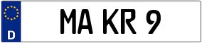 Truck License Plate